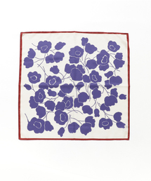 NATURAL BEAUTY BASIC | バイカラーフラワースカーフ(ストール/ショール)