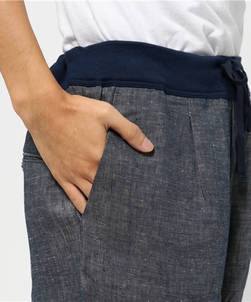 URBAN RESEARCH(アーバンリサーチ)の「LANDWARDS リネンデニムパンツ(その他パンツ・メンズ・インディゴブルー・LARGE)」の4枚目の写真