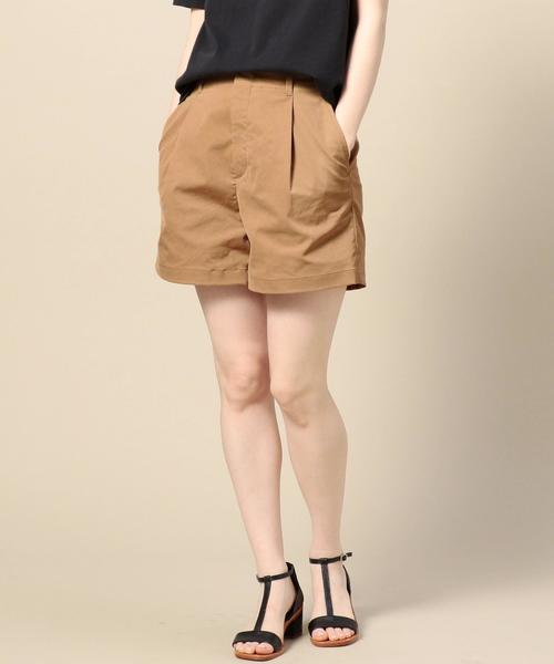 BEAUTY&YOUTH UNITED ARROWS（ビューティーアンドユースユナイテッドアローズ）の「BY ツイルカラーショーツ ◆（その他パンツ・レディース・ベージュ/ライトブルー/ライラック・SMALL/MEDIUM）」の2枚目の写真