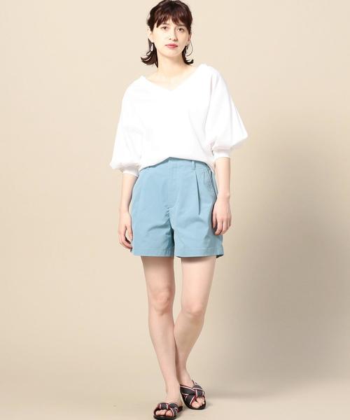 BEAUTY&YOUTH UNITED ARROWS（ビューティーアンドユースユナイテッドアローズ）の「BY ツイルカラーショーツ ◆（その他パンツ・レディース・ベージュ/ライトブルー/ライラック・SMALL/MEDIUM）」の14枚目の写真