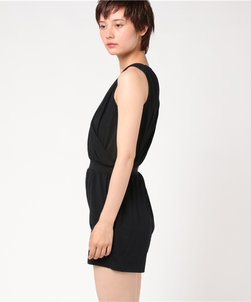 SLY（スライ）の「カシュクール SHORT コンビネゾン（つなぎ/オールインワン・レディース・ブラック/カーキ/レッド系その他・1/2）」の5枚目の写真