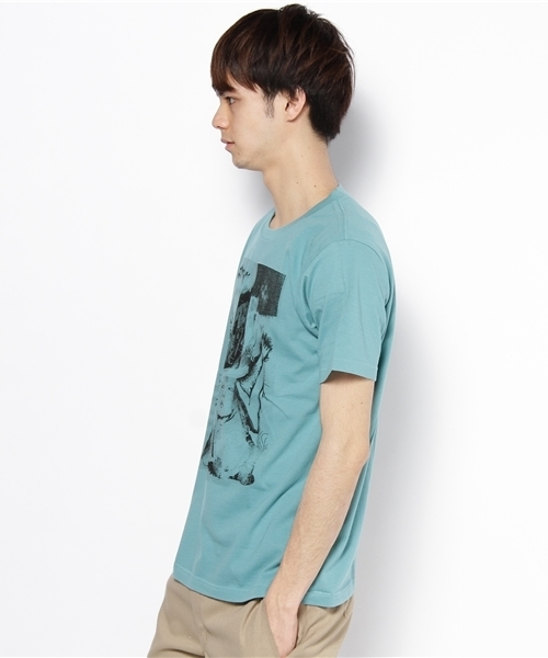 TOKYO CULTUART by BEAMS（トウキョウカルチャートバイビームス）の「中原昌也 / IN THE CITY Cut drawing 001 T（Tシャツ/カットソー・メンズ・ホワイト/ブルー・SMALL/MEDIUM/LARGE/X-LARGE）」の4枚目の写真