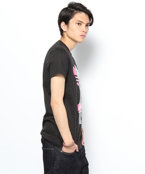 adidas Originals（アディダスオリジナルス）の「G TEE GIRL（Tシャツ/カットソー・メンズ・ホワイト/ブラック/バーガンディー・SMALL/MEDIUM/LARGE/X-LARGE）」の4枚目の写真