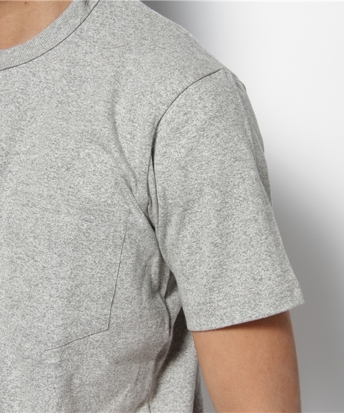 SHIPS（シップス）の「SA: カナダ製 ポケットTシャツ(グレー)（Tシャツ/カットソー・メンズ・グレー・SMALL/MEDIUM/LARGE/X-LARGE）」の5枚目の写真