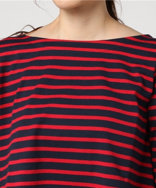 PETIT BATEAU（プチバトー）の「マリニエールＡラインプルオーバー（Tシャツ/カットソー・レディース・ダークネイビー・MEDIUM/SMALL）」の5枚目の写真