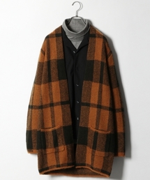 RAGEBLUE | チェック柄モヘヤニットカーディガン/777211(カーディガン/ボレロ)