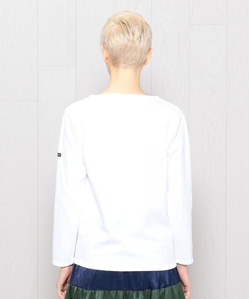 SAINT JAMES（セントジェームス）の「＜SAINT JAMES＞OUESSANT SOLID 18SS/カットソー（Tシャツ/カットソー・レディース・ホワイト/イエロー/ライム/ネイビー・3/1）」の16枚目の写真