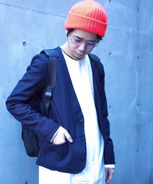 rovtski | rovtski【セットアップで着用可能】2018 SPRING TR ノーカラージャケット "PARIS"(ノーカラージャケット)