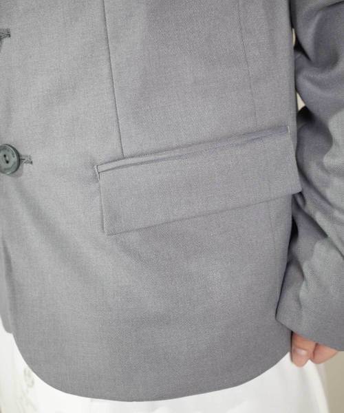 rovtski(ロフトスキー)の「rovtski【セットアップで着用可能】2018 SPRING TR ノーカラージャケット "PARIS"(ノーカラージャケット・メンズ・グレー/ダークネイビー/ブラック・MEDIUM/LARGE)」の15枚目の写真