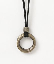 WEGO | WEGO/レザーロングリングネックレス(ネックレス)