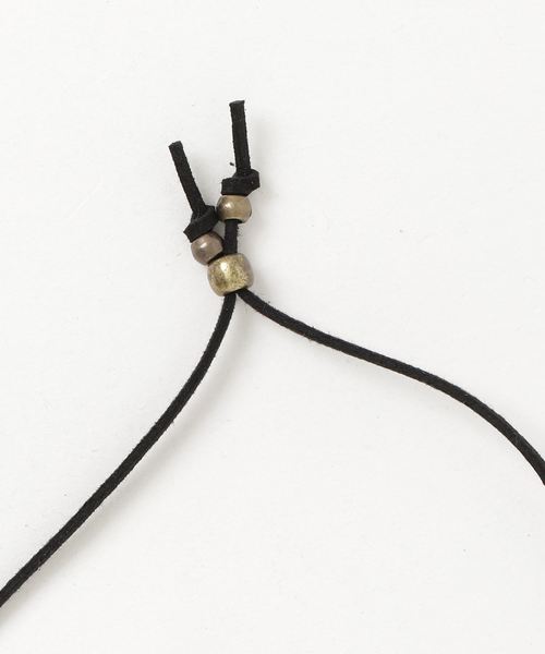 WEGO（ウィゴー）の「WEGO/レザーロングリングネックレス（ネックレス・メンズ・シルバー/ゴールド・FREE）」の3枚目の写真