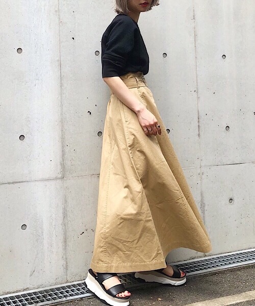 PAGEBOY（ページボーイ）の「ダブルベルトスポサン（サンダル・レディース・ブラック/オフホワイト・LARGE/MEDIUM）」の5枚目の写真