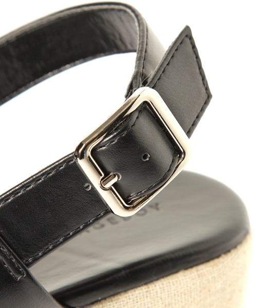 PAGEBOY（ページボーイ）の「ダブルベルトスポサン（サンダル・レディース・ブラック/オフホワイト・LARGE/MEDIUM）」の18枚目の写真