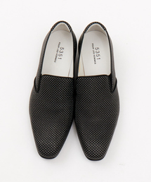 5351 POUR LES HOMMES | パンチングレザースリッポン(スリッポン)