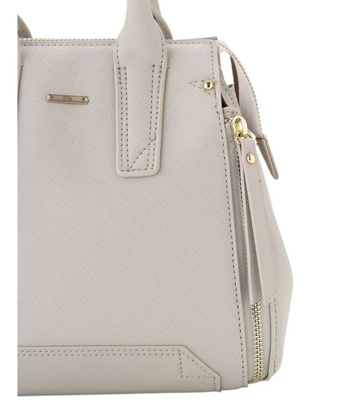 GYDA（ジェイダ）の「ZIPデザインBAG（ハンドバッグ・レディース・アイボリー/ブラック/ベージュ・FREE）」の6枚目の写真