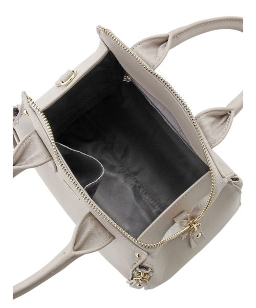 GYDA（ジェイダ）の「ZIPデザインBAG（ハンドバッグ・レディース・アイボリー/ブラック/ベージュ・FREE）」の7枚目の写真