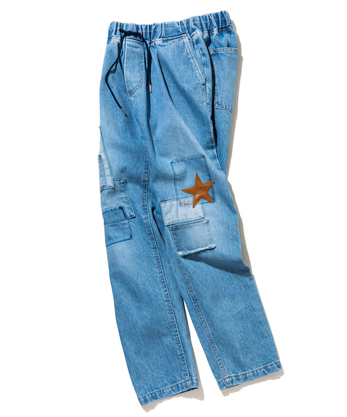 rehacer(レアセル)の「rehacer : Joint Patch Easy Denim MADE IN OKAYAMA JAPAN(デニムパンツ・メンズ・インディゴブルー・SMALL/MEDIUM/LARGE)」の3枚目の写真