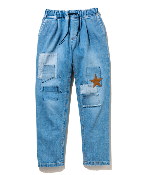 rehacer(レアセル)の「rehacer : Joint Patch Easy Denim MADE IN OKAYAMA JAPAN(デニムパンツ・メンズ・インディゴブルー・SMALL/MEDIUM/LARGE)」の4枚目の写真
