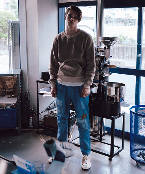 rehacer(レアセル)の「rehacer : Joint Patch Easy Denim MADE IN OKAYAMA JAPAN(デニムパンツ・メンズ・インディゴブルー・SMALL/MEDIUM/LARGE)」の9枚目の写真