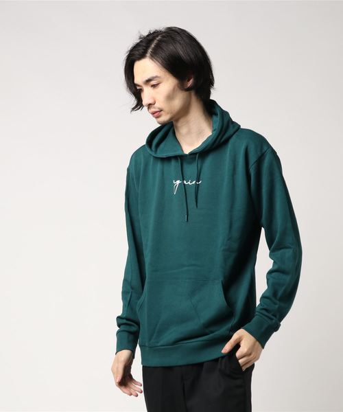 WEGO(ウィゴー)の「WEGO/againロゴプルパーカー(パーカー・メンズ・ダークグリーン/ピンク/ホワイト/ブラック/パープル・SMALL/LARGE/MEDIUM)」の9枚目の写真