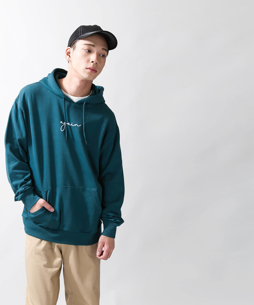 WEGO(ウィゴー)の「WEGO/againロゴプルパーカー(パーカー・メンズ・ダークグリーン/ピンク/ホワイト/ブラック/パープル・SMALL/LARGE/MEDIUM)」の16枚目の写真