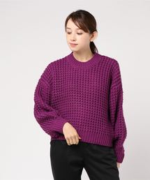 archives | ワッフル編みボリュームスリーブニット(ニット/セーター)