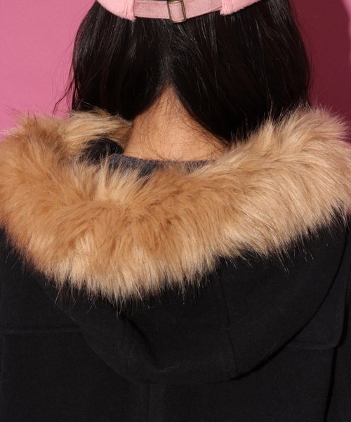 repipi armario（レピピ アルマリオ）の「ショートダッフルコート/１８（ダッフルコート・キッズ・ブラック/ベージュ/ダークグレー・SMALL/MEDIUM/LARGE/X-SMALL）」の12枚目の写真