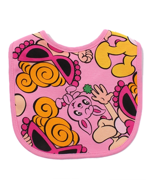 HYSTERIC MINI(ヒステリックミニ)の「BABY Pixie mini hell リバーシブルスタイ(スタイ/よだれかけ・キッズ・ホワイト/ブラック/ピンク・FREE)」の7枚目の写真