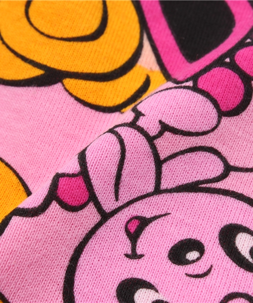 HYSTERIC MINI(ヒステリックミニ)の「BABY Pixie mini hell リバーシブルスタイ(スタイ/よだれかけ・キッズ・ホワイト/ブラック/ピンク・FREE)」の6枚目の写真