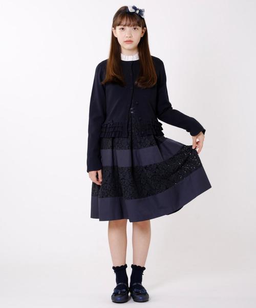 組曲 クミキョク の 150 170cm レースワンピース ドレス Wear