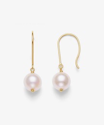 K10 イエローゴールド あこや真珠 ピアス BLOOM/ブルーム