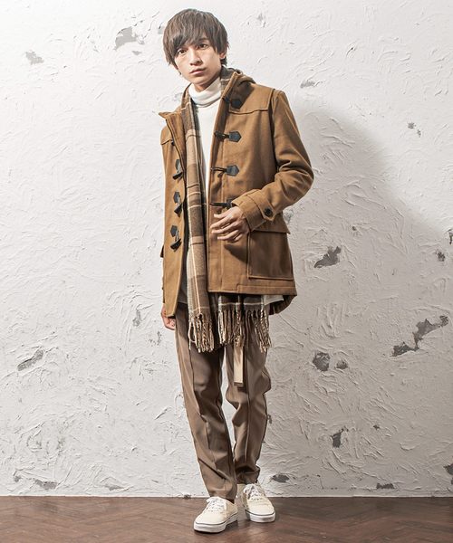 MinoriTY（マイノリティ）の「メルトンロングダッフルコート（ダウンジャケット/コート・メンズ・ブラック/グレー/キャメル・LL/M/L）」の13枚目の写真