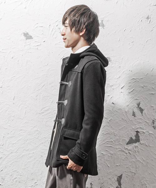 MinoriTY（マイノリティ）の「メルトンロングダッフルコート（ダウンジャケット/コート・メンズ・ブラック/グレー/キャメル・LL/M/L）」の5枚目の写真