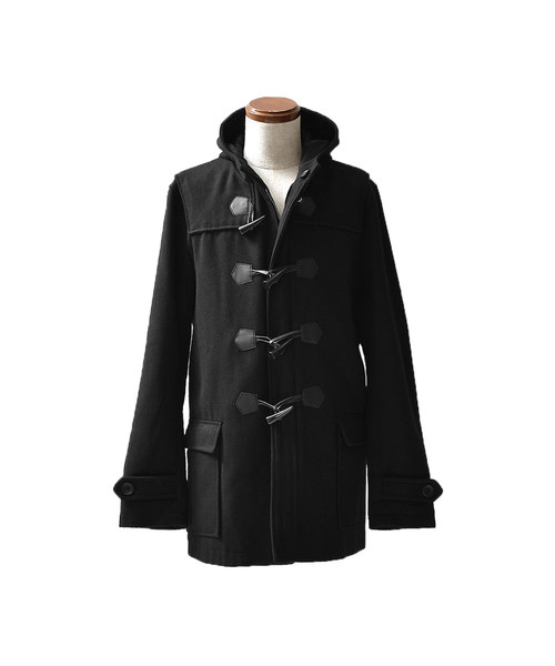 MinoriTY（マイノリティ）の「メルトンロングダッフルコート（ダウンジャケット/コート・メンズ・ブラック/グレー/キャメル・LL/M/L）」の4枚目の写真