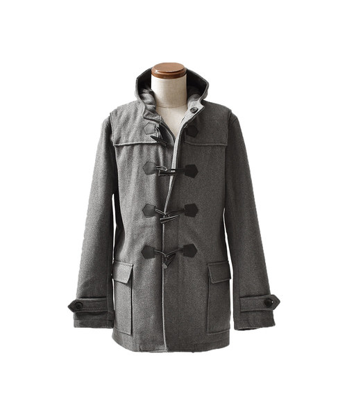 MinoriTY（マイノリティ）の「メルトンロングダッフルコート（ダウンジャケット/コート・メンズ・ブラック/グレー/キャメル・LL/M/L）」の9枚目の写真