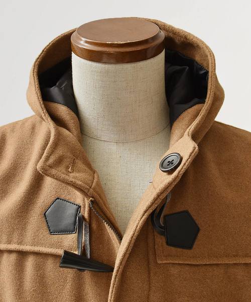 MinoriTY（マイノリティ）の「メルトンロングダッフルコート（ダウンジャケット/コート・メンズ・ブラック/グレー/キャメル・LL/M/L）」の8枚目の写真