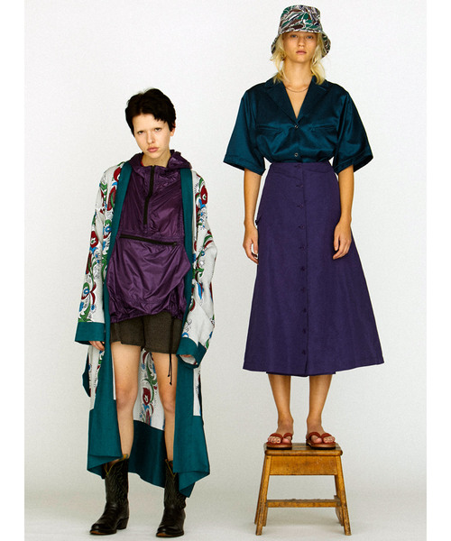 FILL THE BILL(フィルザビル)の「FILL THE BILL / フィルザビル RIDING PANTS / ライディングパンツ FB204-191064(その他パンツ・レディース・パープル/オリーブ・2)」の5枚目の写真