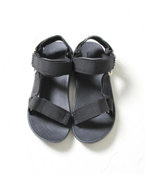 coen（コーエン）の「【定番人気アイテム・coen キッズ / ジュニア】ベーシックスポーツサンダル（サンダル・キッズ・ブラック/シルバー・21cm/19cm/17cm）」の3枚目の写真