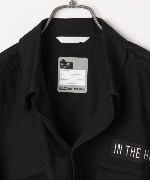 IN THE HOUSE（インザハウス）の「【IN THE HOUSE】ジャケット Men/824814（ミリタリージャケット・メンズ・ブラック/グリーン・SMALL/MEDIUM/LARGE）」の19枚目の写真