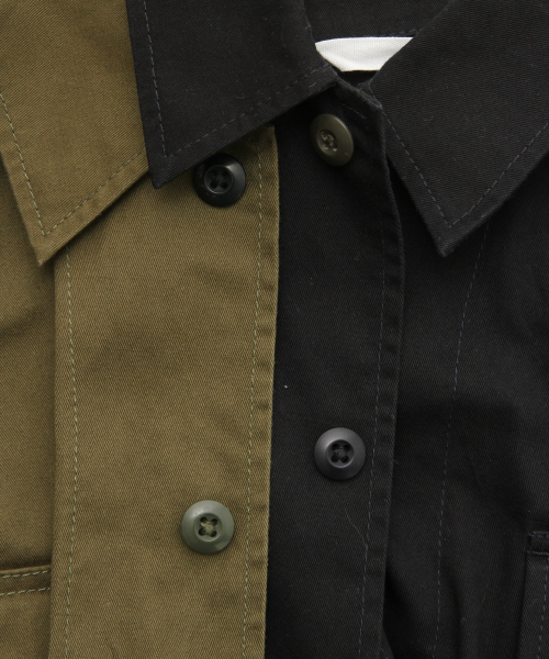 IN THE HOUSE（インザハウス）の「【IN THE HOUSE】ジャケット Men/824814（ミリタリージャケット・メンズ・ブラック/グリーン・SMALL/MEDIUM/LARGE）」の20枚目の写真