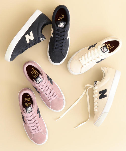 NEW BALANCE（ニューバランス）の「＜New Balance(ニューバランス)＞∴AM210 SEASON スウェードスニーカー（スニーカー・レディース・ライトピンク/オフホワイト/ネイビー・23.5cm/24.5cm/25cm/22.5cm/23cm/24cm）」の12枚目の写真