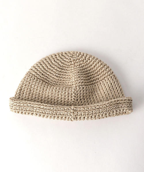 Nine Tailor(ナインテイラー)の「<NINE TAILOR> MELIOSMA HAT/ハット(ニットキャップ/ビーニー・メンズ・ブラック/ベージュ・FREE)」の3枚目の写真