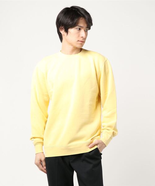 INDEPENDENT(インディペンデント)の「【Independent Trading Co】UNISEX MIDWEIGHT PIGMENT DYED CREW NECK (UN)(スウェット・メンズ・ピンク/マルーン/ベージュ/グリーン/サックスブルー/ミント/ブルー/イエロー・MEDIUM/SMALL)」の6枚目の写真
