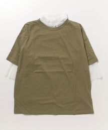 STYLEBLOCK（スタイルブロック）の「天竺ビッグシルエットTシャツ×チュールインナーセット（アンサンブル）」