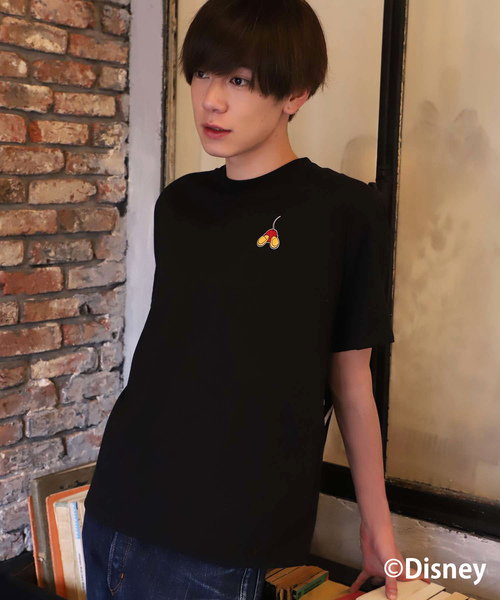one after another NICE CLAUP(ワンアフターアナザーナイスクラップ)の「ミッキーマウス/バックプリントTシャツ(Tシャツ/カットソー・レディース・オフホワイト/ブラック・FREE)」の11枚目の写真