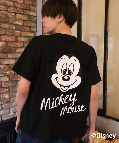 one after another NICE CLAUP(ワンアフターアナザーナイスクラップ)の「ミッキーマウス/バックプリントTシャツ(Tシャツ/カットソー・レディース・オフホワイト/ブラック・FREE)」の12枚目の写真