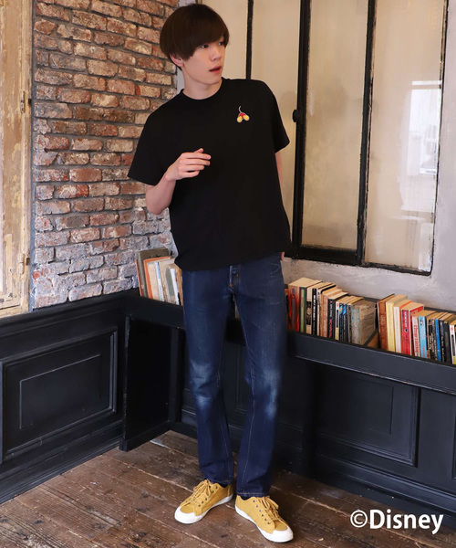 one after another NICE CLAUP(ワンアフターアナザーナイスクラップ)の「ミッキーマウス/バックプリントTシャツ(Tシャツ/カットソー・レディース・オフホワイト/ブラック・FREE)」の13枚目の写真