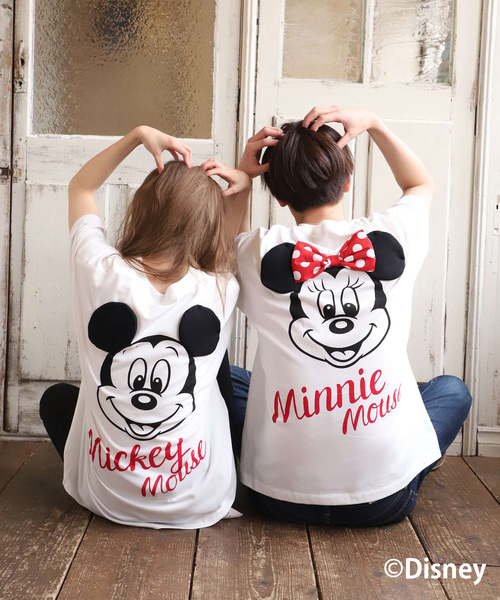 one after another NICE CLAUP(ワンアフターアナザーナイスクラップ)の「ミッキーマウス/バックプリントTシャツ(Tシャツ/カットソー・レディース・オフホワイト/ブラック・FREE)」の17枚目の写真