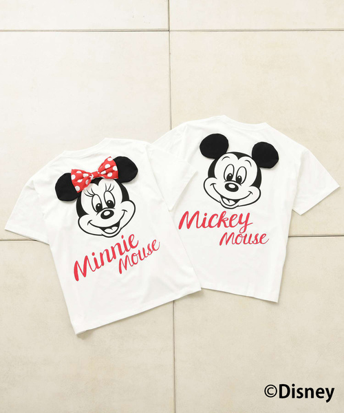 one after another NICE CLAUP(ワンアフターアナザーナイスクラップ)の「ミッキーマウス/バックプリントTシャツ(Tシャツ/カットソー・レディース・オフホワイト/ブラック・FREE)」の21枚目の写真