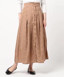 STYLEBLOCK | ポプリン花柄フレアマキシスカート(スカート)